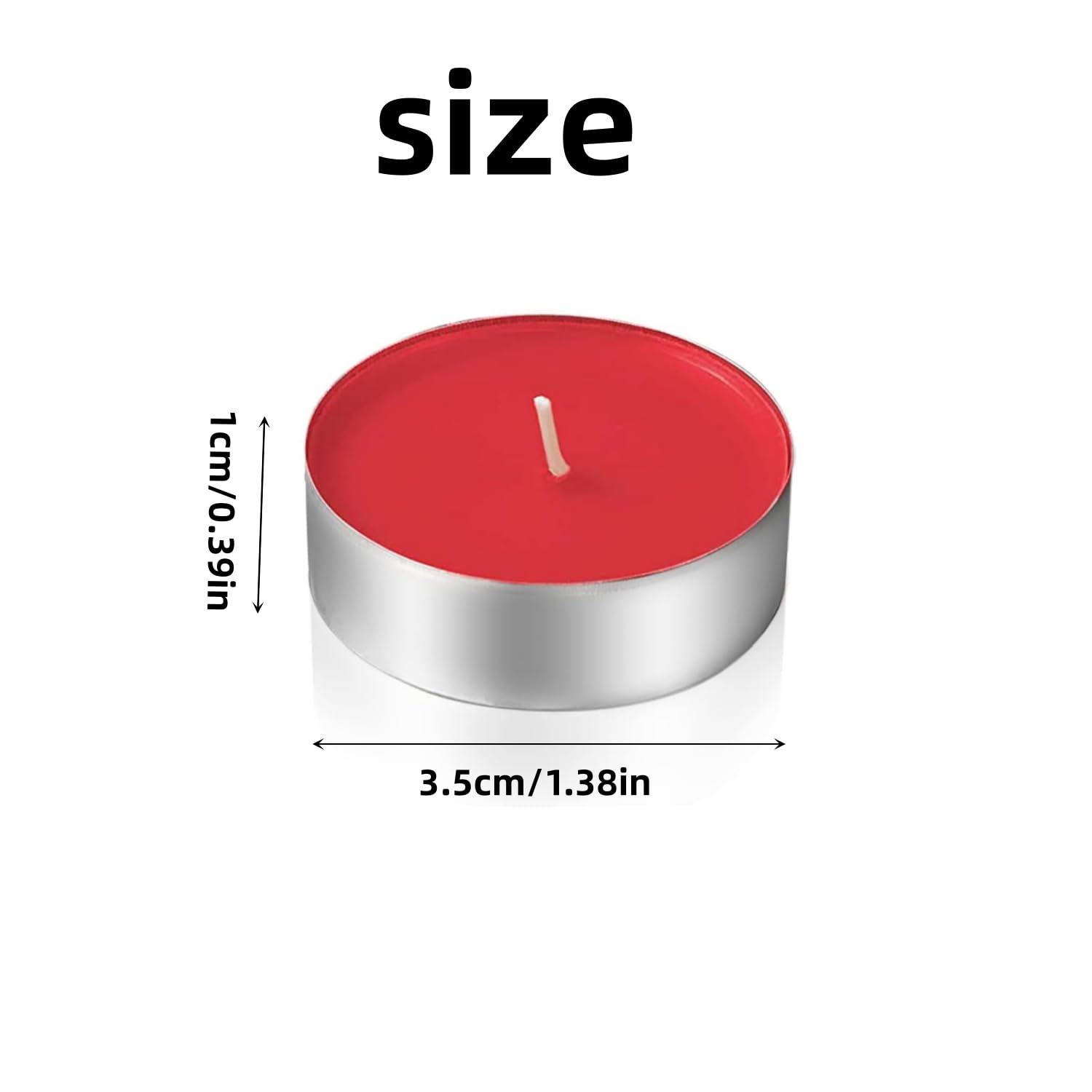 Tealight Candle (Red)