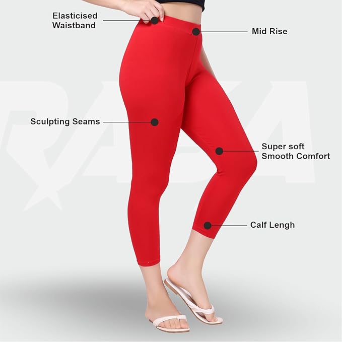 Women leggins- Red